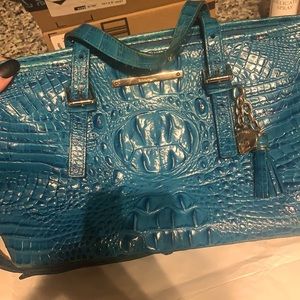 💙 BRAHMIN Alligator Teal Handbag 💙